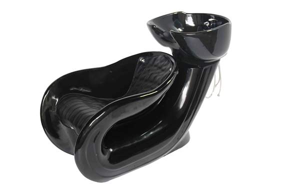 Stylish shampoo hair chair black : image 1