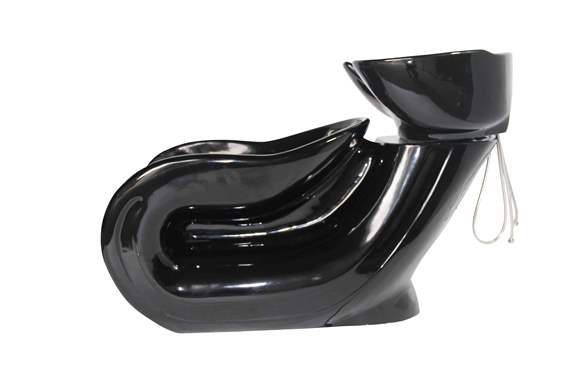 Stylish shampoo hair chair black : image 2
